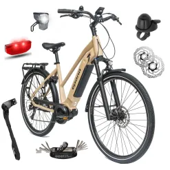 Rower Elektryczny Damski Męski Trekkingowy 28 250W 14.5AH Shimano 2024 UE