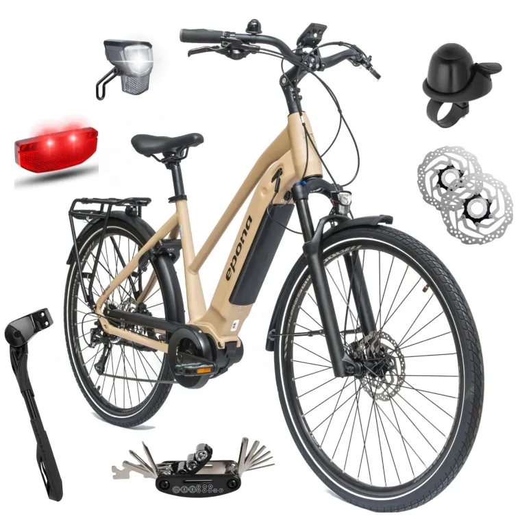 Rower Elektryczny Damski Męski Trekkingowy 28 250W 14.5AH Shimano 2024 UE