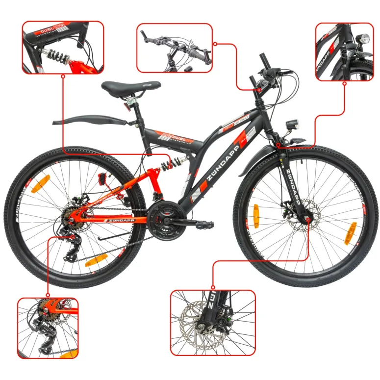 Rower Górski 26 MTB Tarcze Amortyzowany Młodzieżowy Męski Damski Hardtail