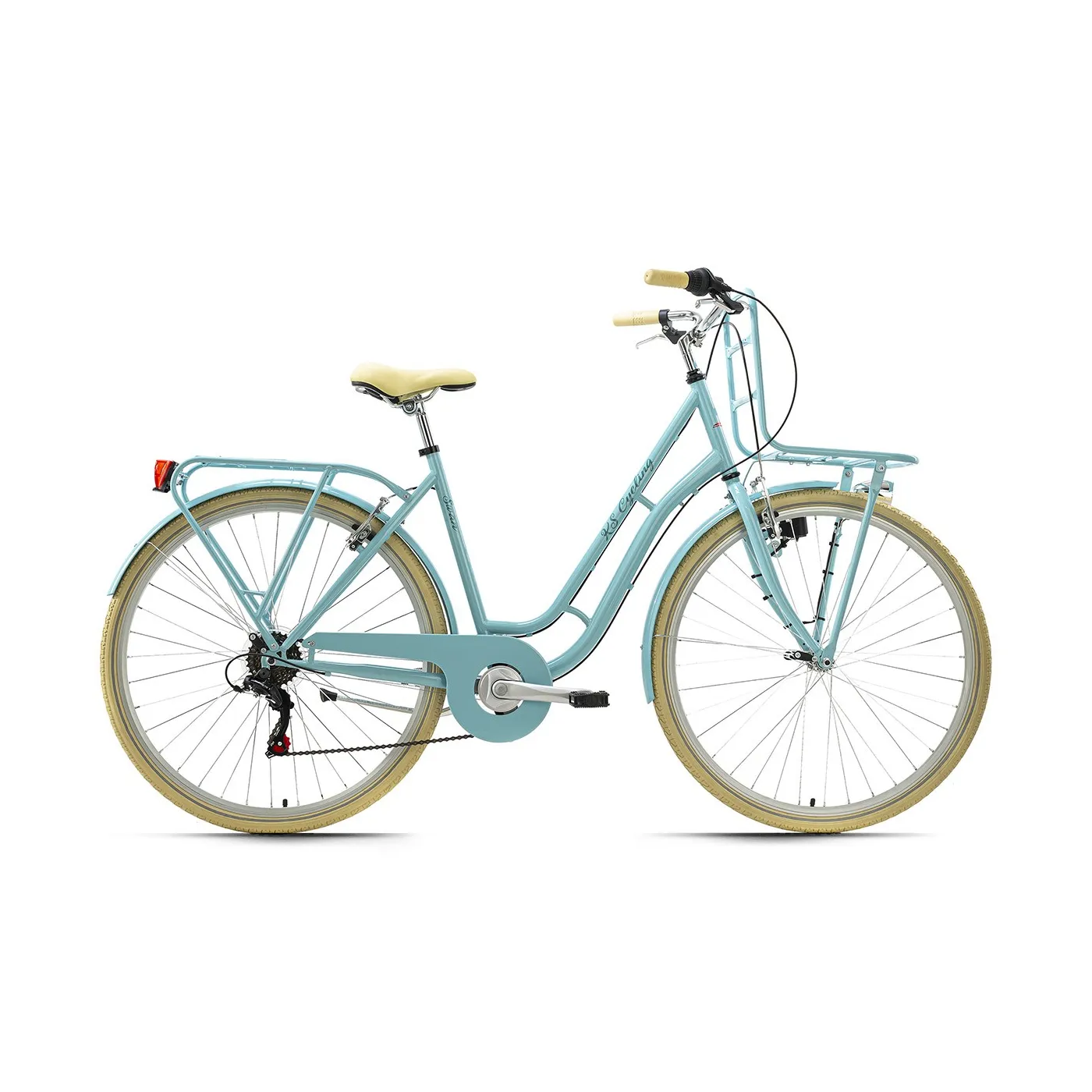 Rower Miejski 28 Damski Retro Bagażniki Damka Shimano Światła Rama 20