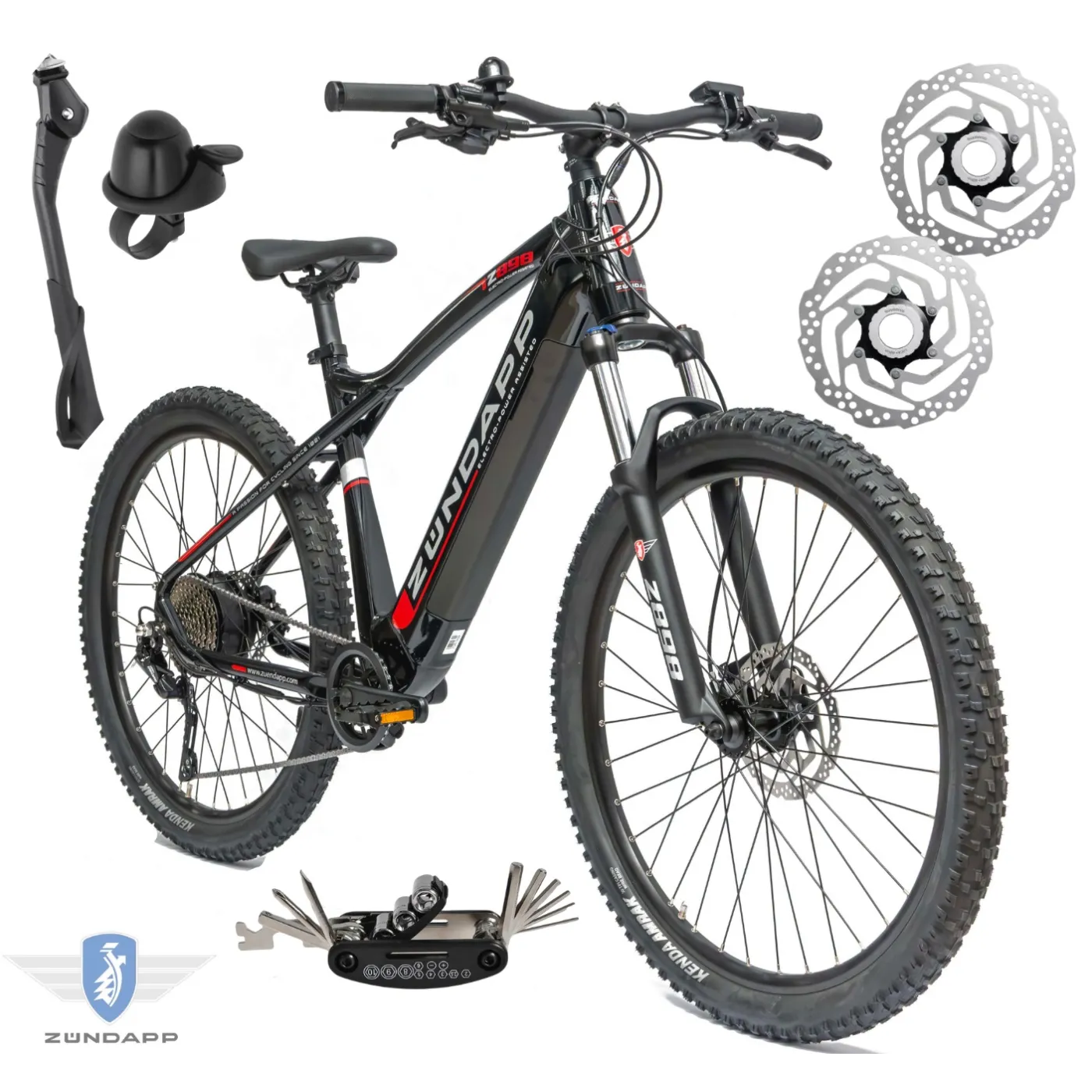 Rower Elektryczny Męski Damski Górski 27,5 SHIMANO Deore LCD Aplikacja 2025