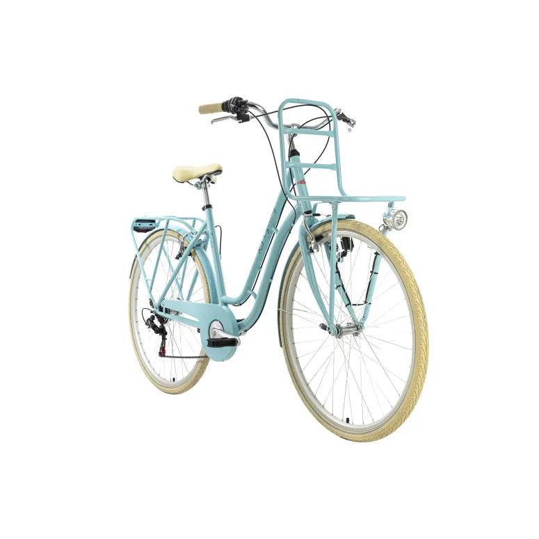 Rower Miejski 28 Damski Retro Bagażniki Damka Shimano Światła Rama 20