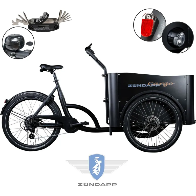 Rower Elektryczny Damski Męski Miejski Transportowy Cargo 24" 26" SHIMANO