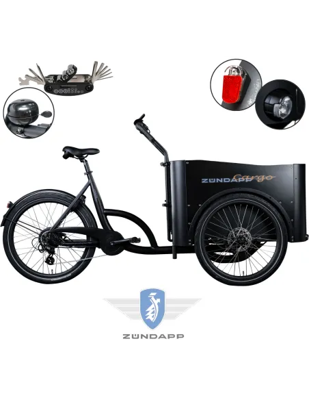 Rower Elektryczny Damski Męski Miejski Transportowy Cargo 24" 26" SHIMANO