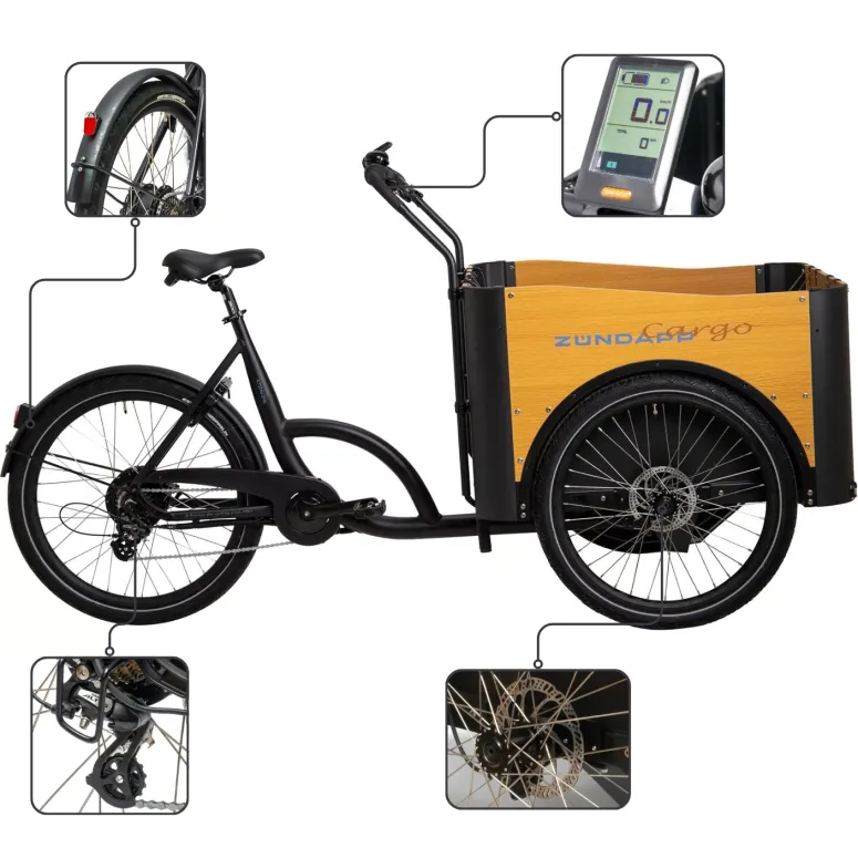 Rower Elektryczny Męski Damski Miejski Transportowy Cargo SHIMANO 24" 26"