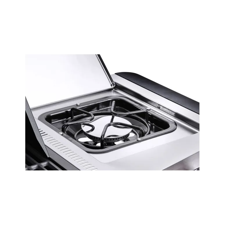 Grill Gazowy Ogrodowy ŻELIWNY Ruszt Nierdzewny Hamson 13,2kW 3+1 Mocny Duży