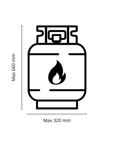 Grill Gazowy Ogrodowy ŻELIWNY Ruszt Nierdzewny Hamson 13,2kW 3+1 Mocny Duży