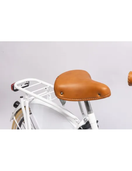 Rower Damski Miejski Koła 28" SHIMANO Nexus Oświetlenie Dynamo Bagażnik