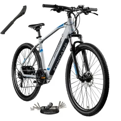 Rower Elektryczny Damski Męski Górski 29 MTB SHIMANO 250 W LCD Hydraulika