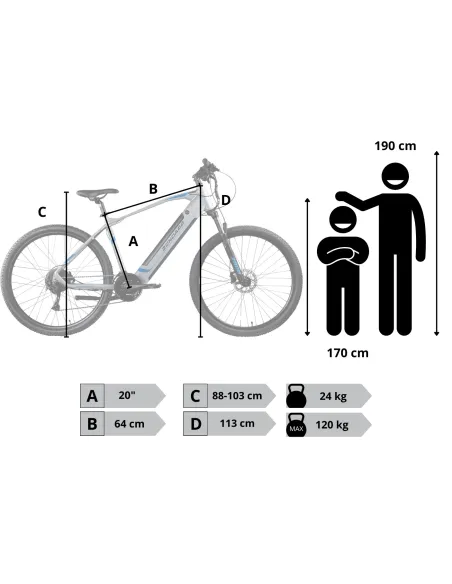 Rower Elektryczny Damski Męski Górski 29 MTB SHIMANO 250 W LCD Hydraulika
