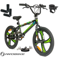 Rower Męski Damski BMX 20" Rotor 360 Pegi IWOBIKE 2025 Młodzieżowy Dzwonek