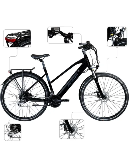 Rower Elektryczny Damski Męski Trekkingowy 28 250W Shimano Hydraulika ALU