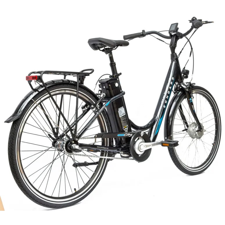 Rower Elektryczny Damski Miejski 26 SHIMANO Nexus 250 W Alu LCD Bagażnik