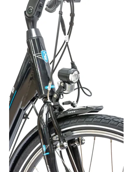 Rower Elektryczny Damski Miejski 26 SHIMANO Nexus 250 W Alu LCD Bagażnik