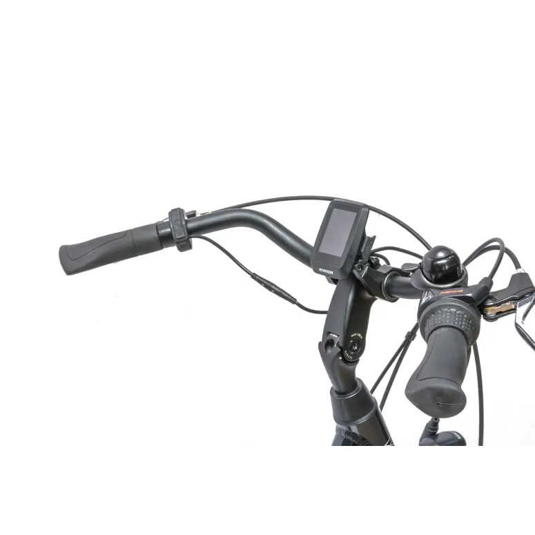 Rower Elektryczny Damski Miejski 26 SHIMANO Nexus 250 W Alu LCD Bagażnik