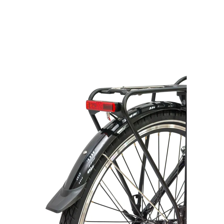 Rower Elektryczny Damski Miejski 26 SHIMANO Nexus 250 W Alu LCD Bagażnik