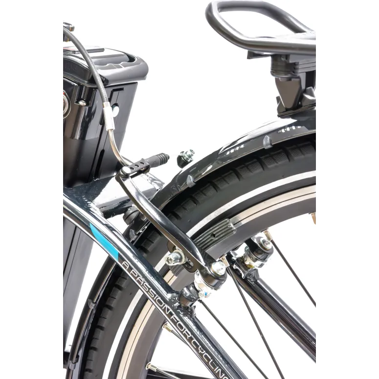 Rower Elektryczny Damski Miejski 26 SHIMANO Nexus 250 W Alu LCD Bagażnik