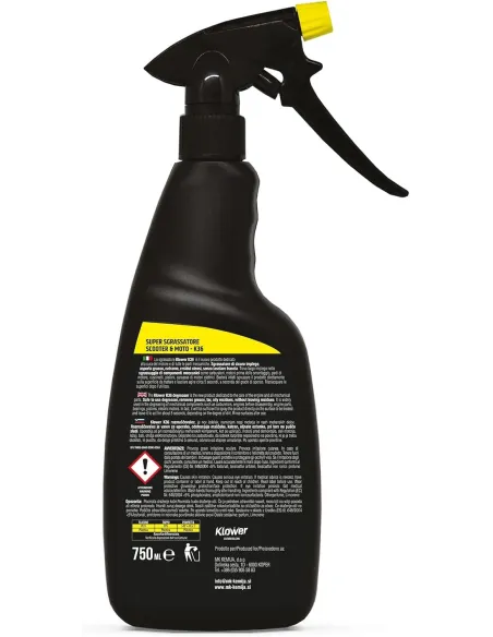 Płyn Odtłuszczający Spray Do Czyszczenia Silnika i Części Klower K36 750ml