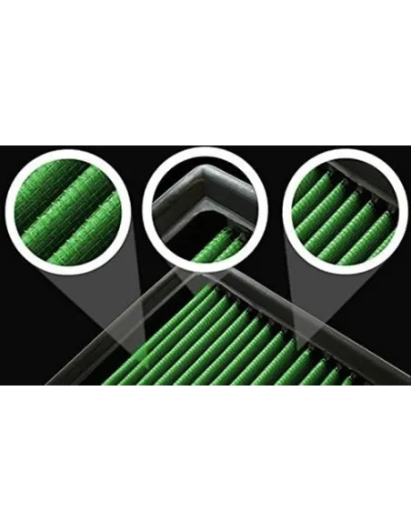 Filtr Powietrza BMW Sportowy Asymetryczny GREEN Filter P960520 66-331 kW