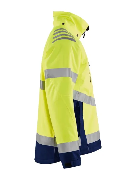 Kurtka Zimowa Męska Robocza Odblaskowa Blaklader 4780 Odpinany Kaptur r. M