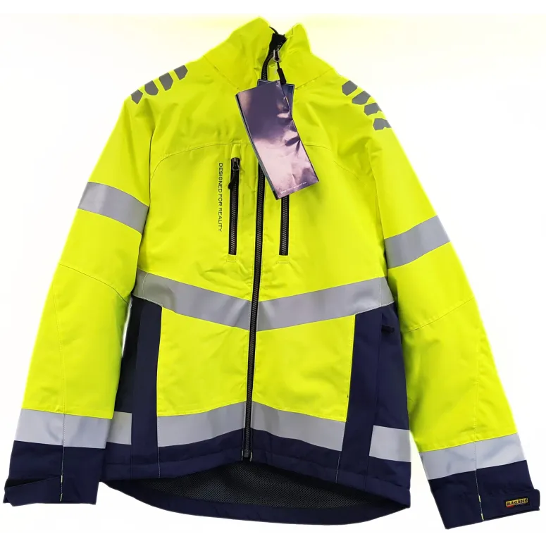 Kurtka Zimowa Męska Robocza Odblaskowa Blaklader 4780 Odpinany Kaptur r. M