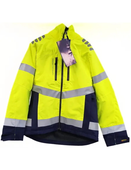 Kurtka Zimowa Męska Robocza Odblaskowa Blaklader 4780 Odpinany Kaptur r. M