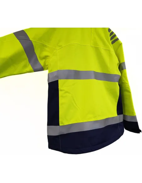 Kurtka Zimowa Męska Robocza Odblaskowa Blaklader 4780 Odpinany Kaptur r. M