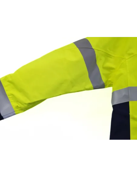 Kurtka Zimowa Męska Robocza Odblaskowa Blaklader 4780 Odpinany Kaptur r. M