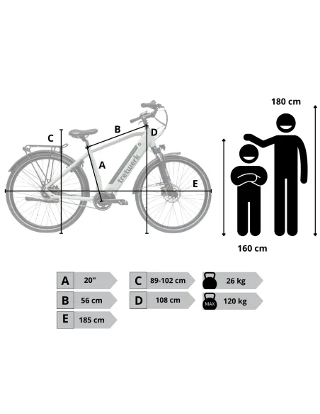 Rower Elektryczny Męski Damski Miejski 28" SHIMANO Nexus LCD 250W Aluminium