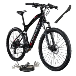 Elektryczny Rower Górski 27,5 Męski Damski MTB Tarcze ALU Cyngle Stopka