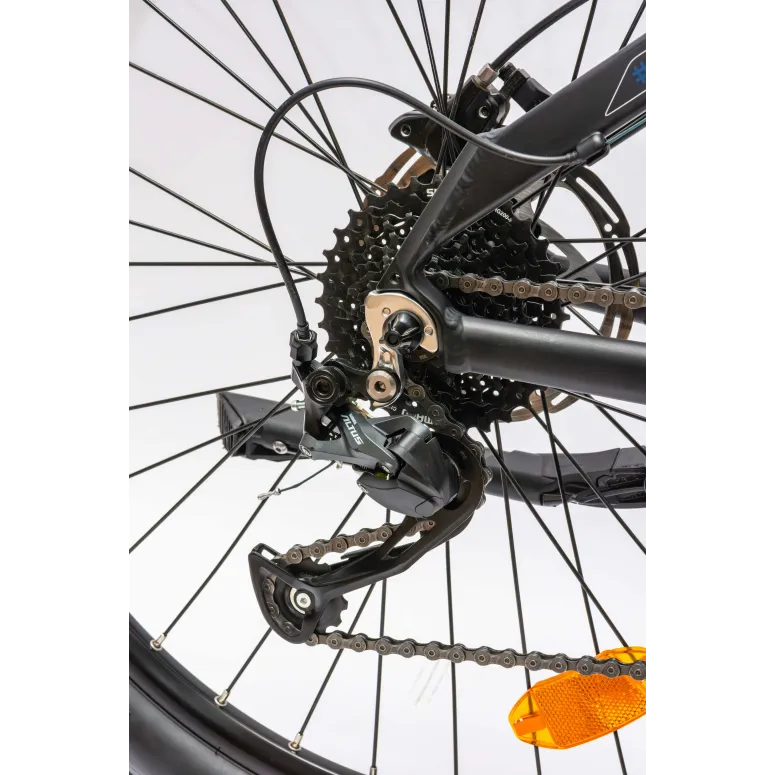 Rower Elektryczny Męski Damski Górski 27,5 SHIMANO Altus 250 W LCD Tarcze