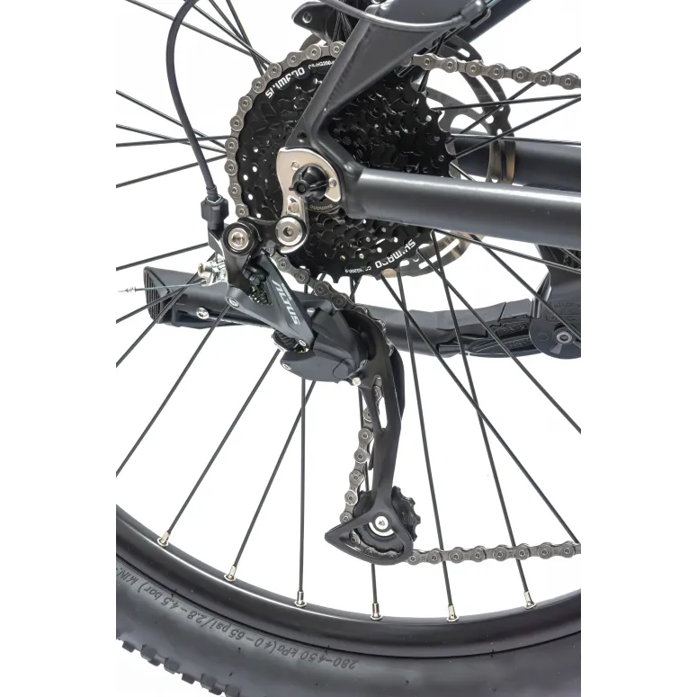 Rower Elektryczny Męski Damski Górski 27,5" Aluminium 250 W Hydraulika LCD