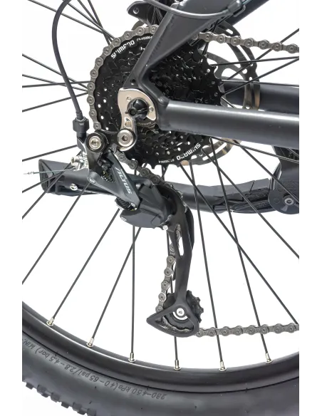 Rower Elektryczny Męski Damski Górski 27,5" Aluminium 250 W Hydraulika LCD