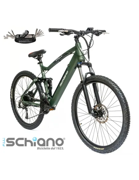 Rower Elektryczny Męski Damski Górski 27,5" MTB Tarcze Aluminium Full Amory
