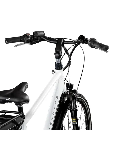 Rower Elektryczny Trekkingowy 28 ALU Wspomaganie 5 Trybów Revo Turystyczny