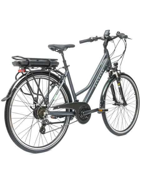 Rower Elektryczny Damski Trekkingowy 28 SHIMANO 250 W LCD Aplikacja 2025