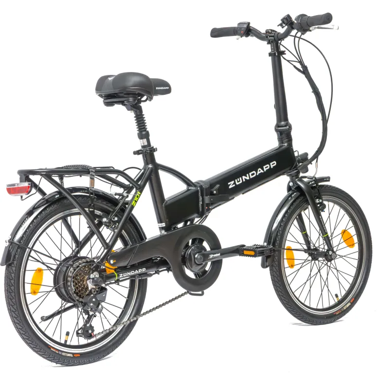 Rower Elektryczny Damski Męski Składany 20" Miejski Składak 2025 LED 250 W