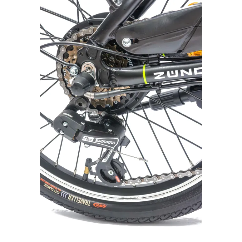 Rower Elektryczny Damski Męski Składany 20" Miejski Składak 2025 LED 250 W