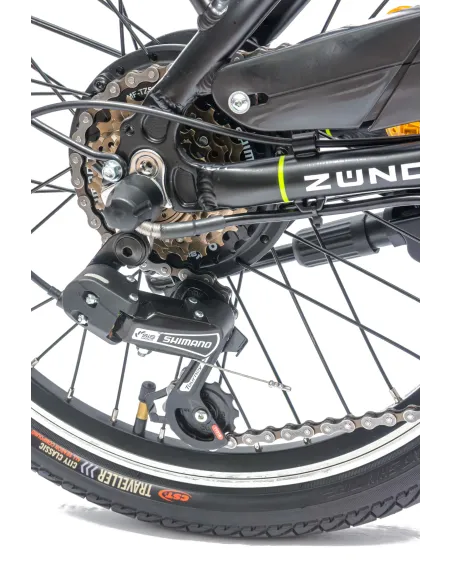 Rower Elektryczny Damski Męski Składany 20" Miejski Składak 2025 LED 250 W