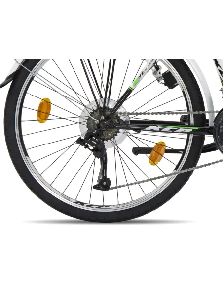 Rower Damski Trekkingowy Miejski Koła 26" SHIMANO Dynamo Amortyzacja GRATIS