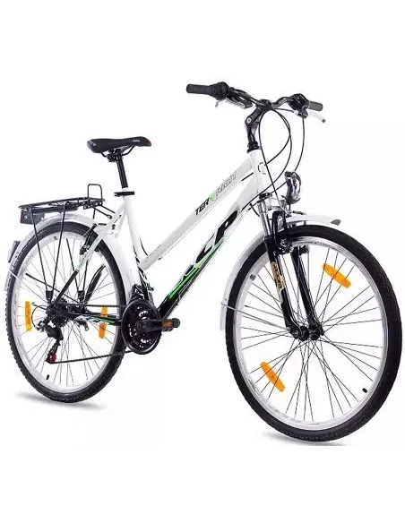 Rower Damski Trekkingowy Miejski Koła 26" SHIMANO Dynamo Amortyzacja GRATIS