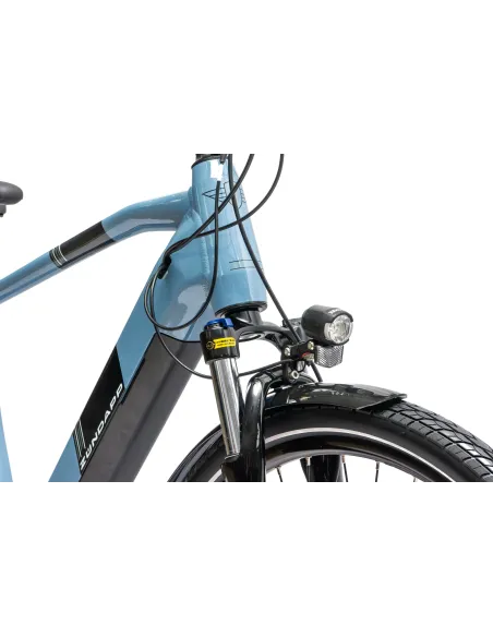 Rower Elektryczny Męski Trekkingowy 28" Alu SHIMANO 250 W Aplikacja LCD