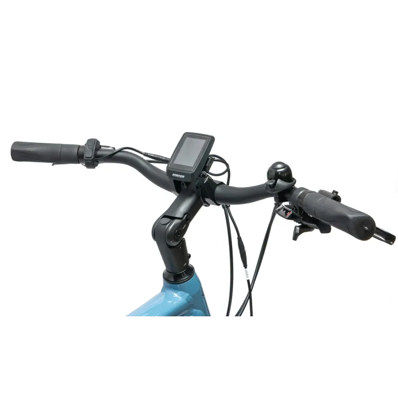 Rower Elektryczny Męski Trekkingowy 28" Alu SHIMANO 250 W Aplikacja LCD