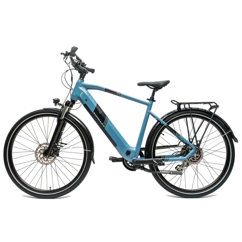 Rower Elektryczny Męski Trekkingowy 28" Alu SHIMANO 250 W Aplikacja LCD