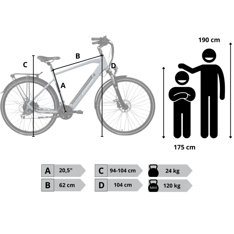 Rower Elektryczny Męski Trekkingowy 28 250W Shimano Amortyzacja Hydraulika