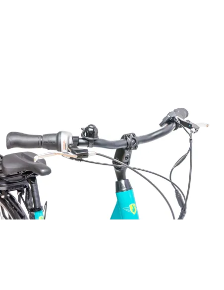 Rower Elektryczny Damski Miejski Koła 28" SHIMANO Nexus 250 W LCD Aplikacja