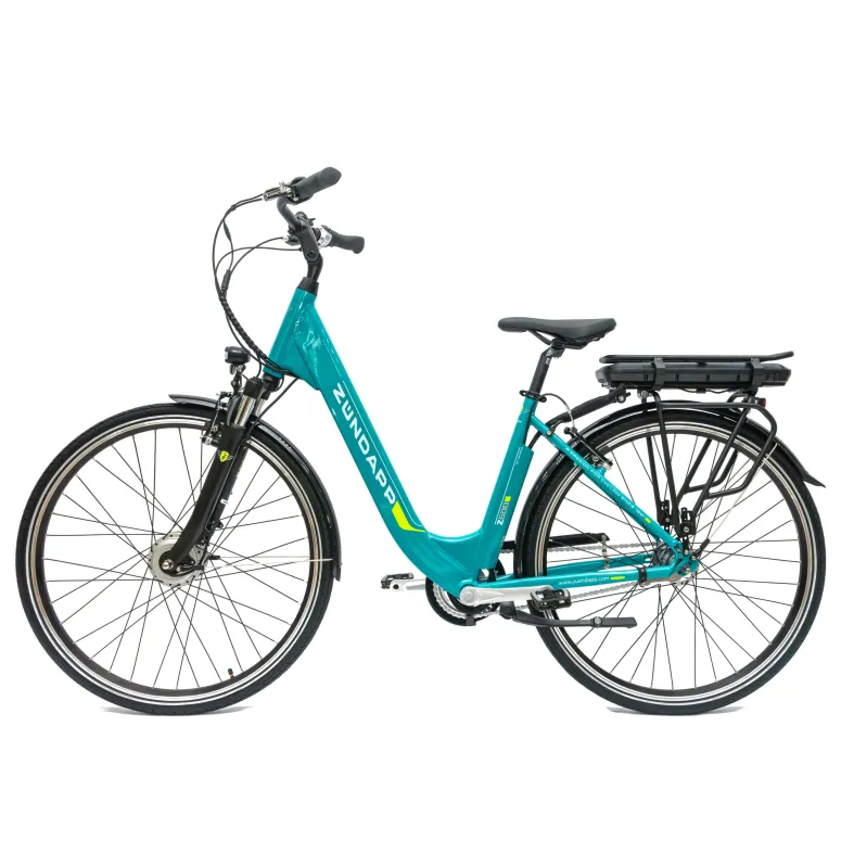 Rower Elektryczny Damski Miejski Koła 28" SHIMANO Nexus 250 W LCD Aplikacja