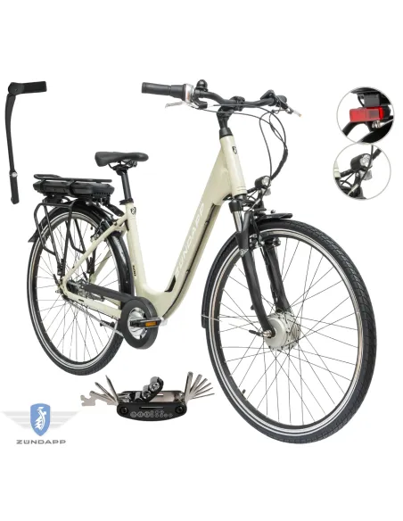 Rower Elektryczny Damski Miejski 28 LCD 250 W SHIMANO Nexus Aluminium Amory