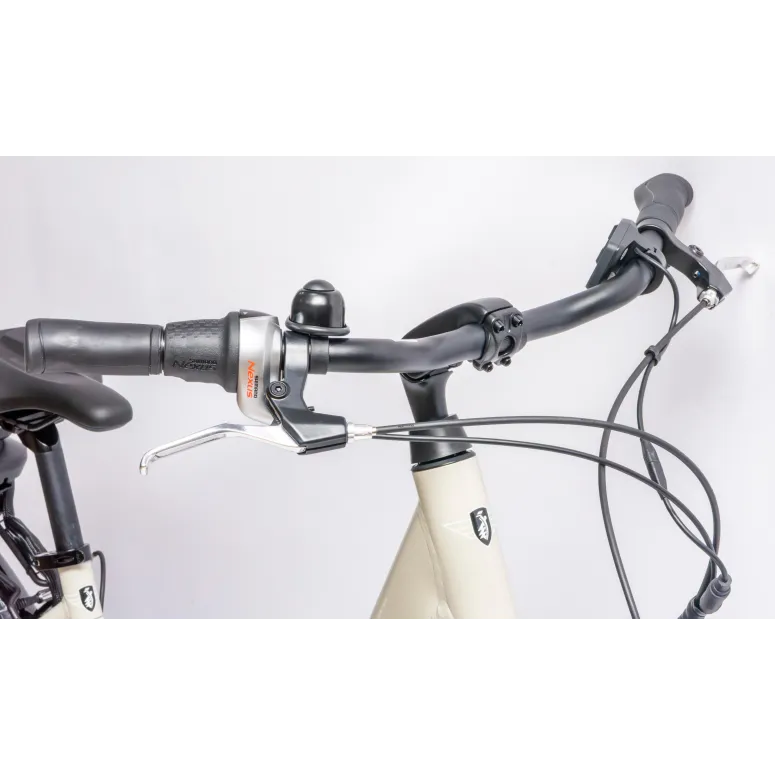 Rower Elektryczny Damski Miejski 28 LCD 250 W SHIMANO Nexus Aluminium Amory