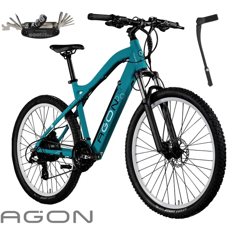 Rower Elektryczny Górski 27,5 MTB 250W Altus Hydraulika Shimano Stopka